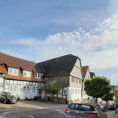Apartment Modern Wohnen Im Fachwerkhaus Im Herzen Wolfhagens - 2 Schlafzimmer, Parkplatz
